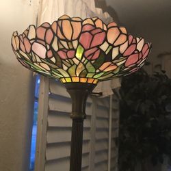 Stained Glass Torchiere