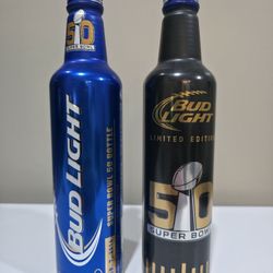 Superbowl 50 Bud Light Cans