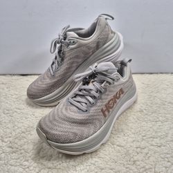 Hoka One One Gaviota 5 Womens Size 6B Shoes Gray Running Sneaker 1134235 HMRG