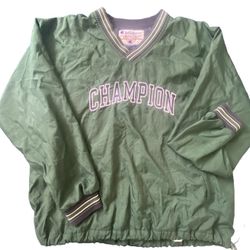 Vintage 90’s Nylon Champion PullOver Windbreaker 