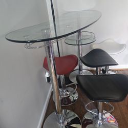 High Table Chair Set