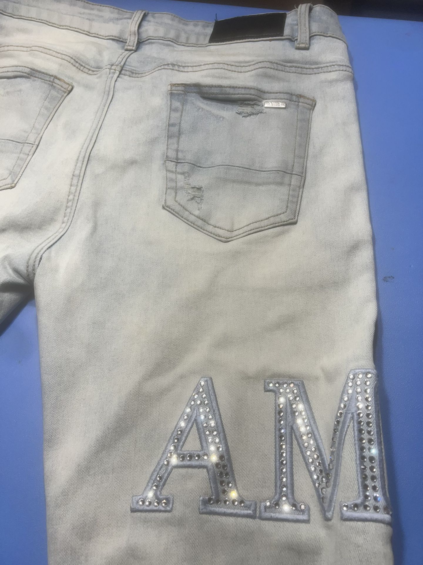 Amiri Rhinestone jeans