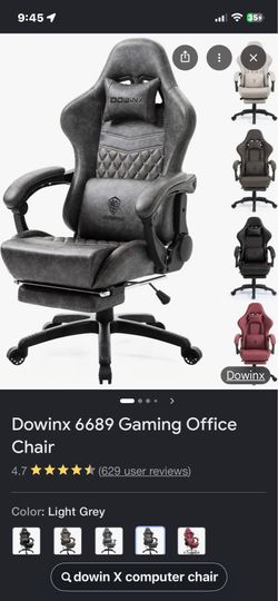 DOWINX 6689 ADJUSTABLE LEATHER GAMING CHAIR