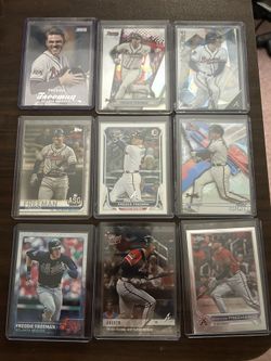 Atlanta Braves MVP Freddie Freeman (19) Card lot