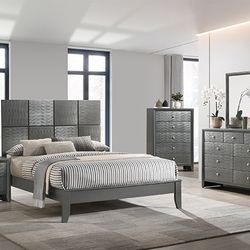 Denker 5pcs Queen Bedroom Set 
