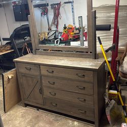 Dresser With Mirror For Sale