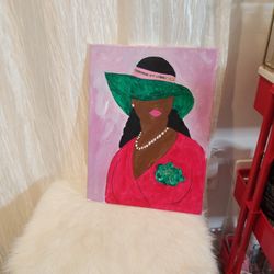 Black Lady Soro Painting