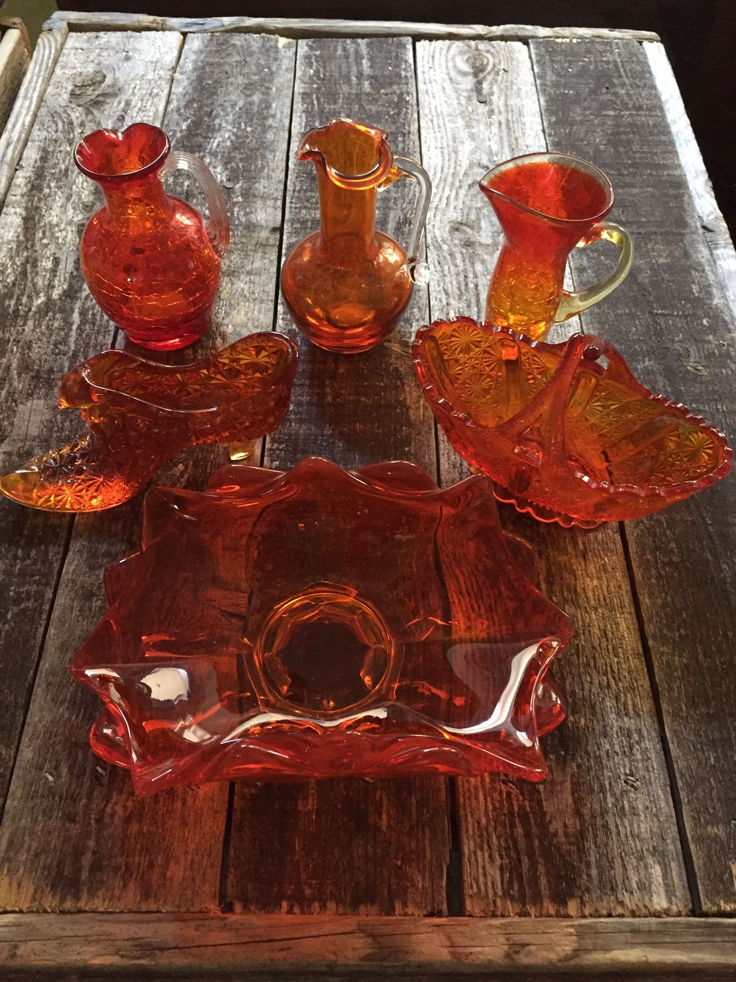 Orange Glass Collection