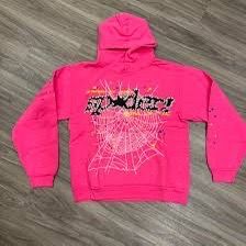 Sp5ders pink hoodies
