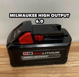 New Milwaukee High Output 6.0 Battery
