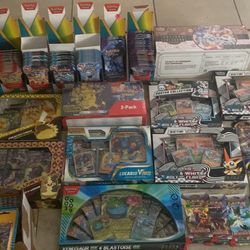 Pokemon Packs And Boxes All Sealed!