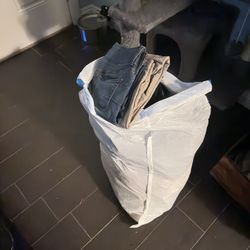 Bags of clothes 