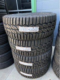 35x12.50r18 Hankoon tires nuevas con 65,000 millas de garantía las 4