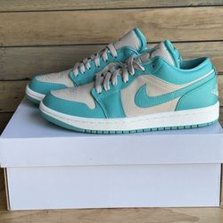 Jordan 1 Low Tropical Teal Women’s Sneakers