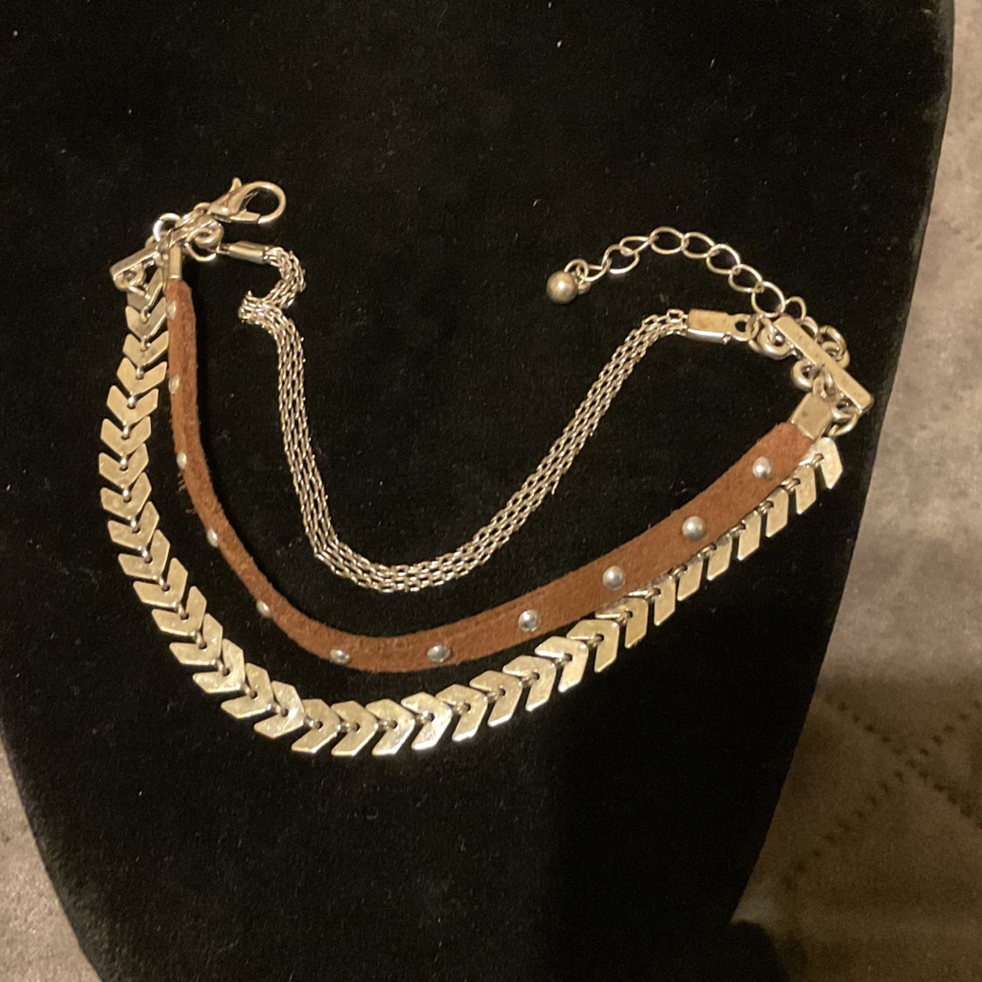 SilverTone Multi Strand Bracelet