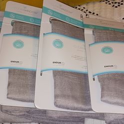 PANELS: Bed Bath & Beyond (6) Gray NEVER USED! In Packages!.