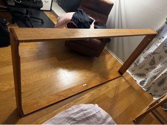Basic wooden bed frame