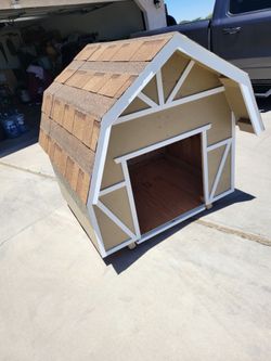 barn style doghouse