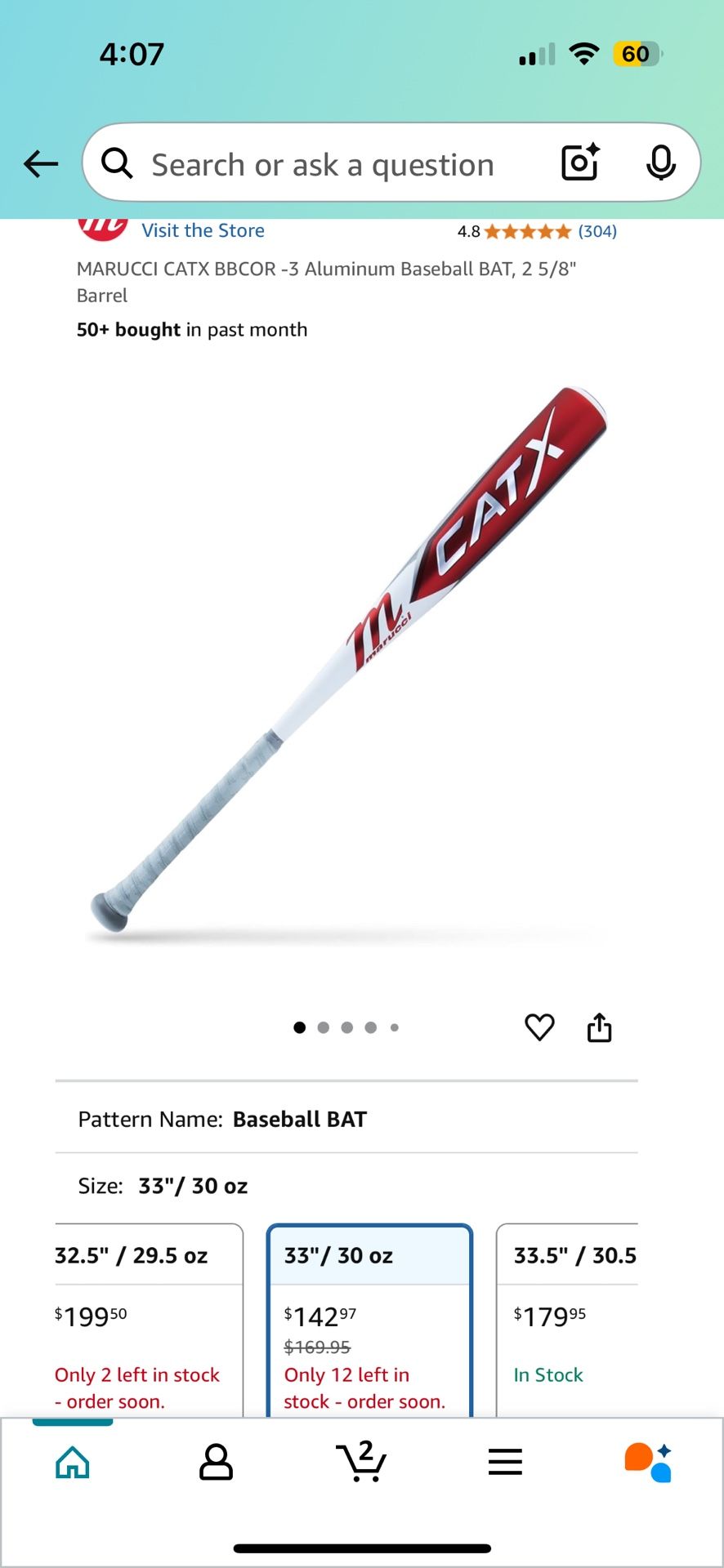 Marucci Cat X Bbcor