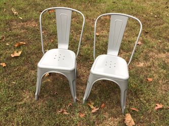 Gray Metal Chairs