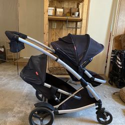 Phil&Teds Promenade Double Stroller For Infants And Toddlers (2015 Model)