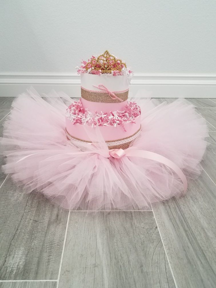 TuTu Princess Diaper Cake