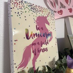 Princess And Unicorn Decor
