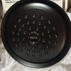 Delta Shower head - Woodhurst - Black - NEW