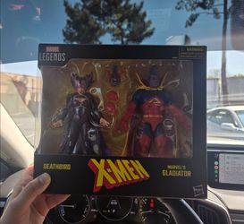 Marvel Legends X-Men Deathbird & Gladiator Hasbro, NEW!