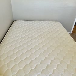 Almost New Queen Pillowtop Mattress And Box Spring