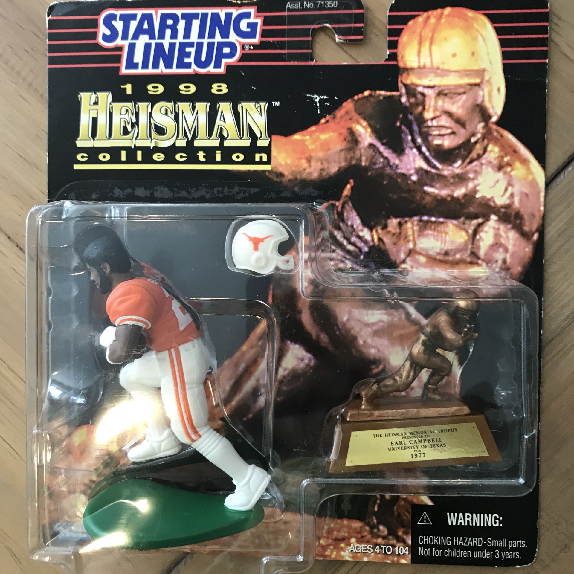 1998 Texas Longhorns Starting Lineup Heisman Collection Earl Campbell Action Figures