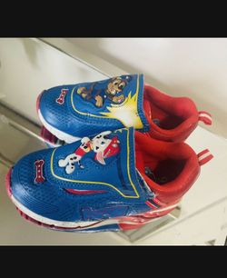 Toddler Paw Petrol shoes in excellent condition 