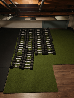 Hampton Rubber Coated Dumbbells Like New with Rack 624 lbs Total - San Diego, CA