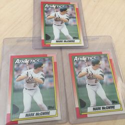 Baseball Cards 1990 Topps Mark McGwire
