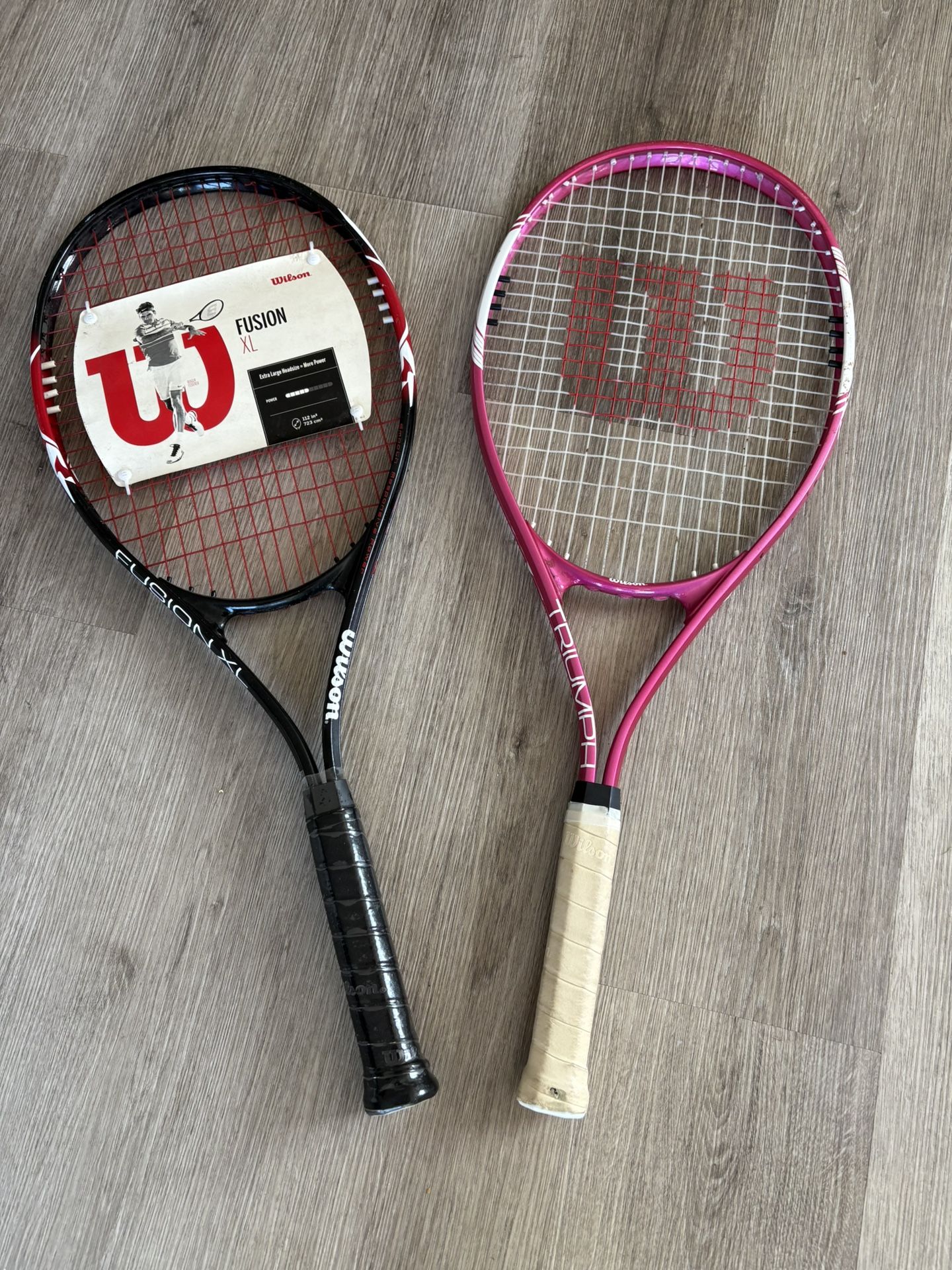 Wilson Tennis Rackets (2) – Unused + Good Condition