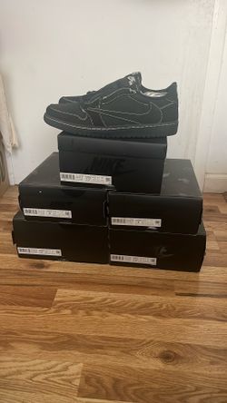 Air Jordan 1 Low Travis Scott Black Phantom