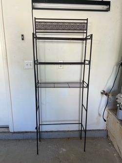Over-the-Toilet Metal Storage Rack