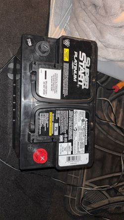Brand new never used car battery