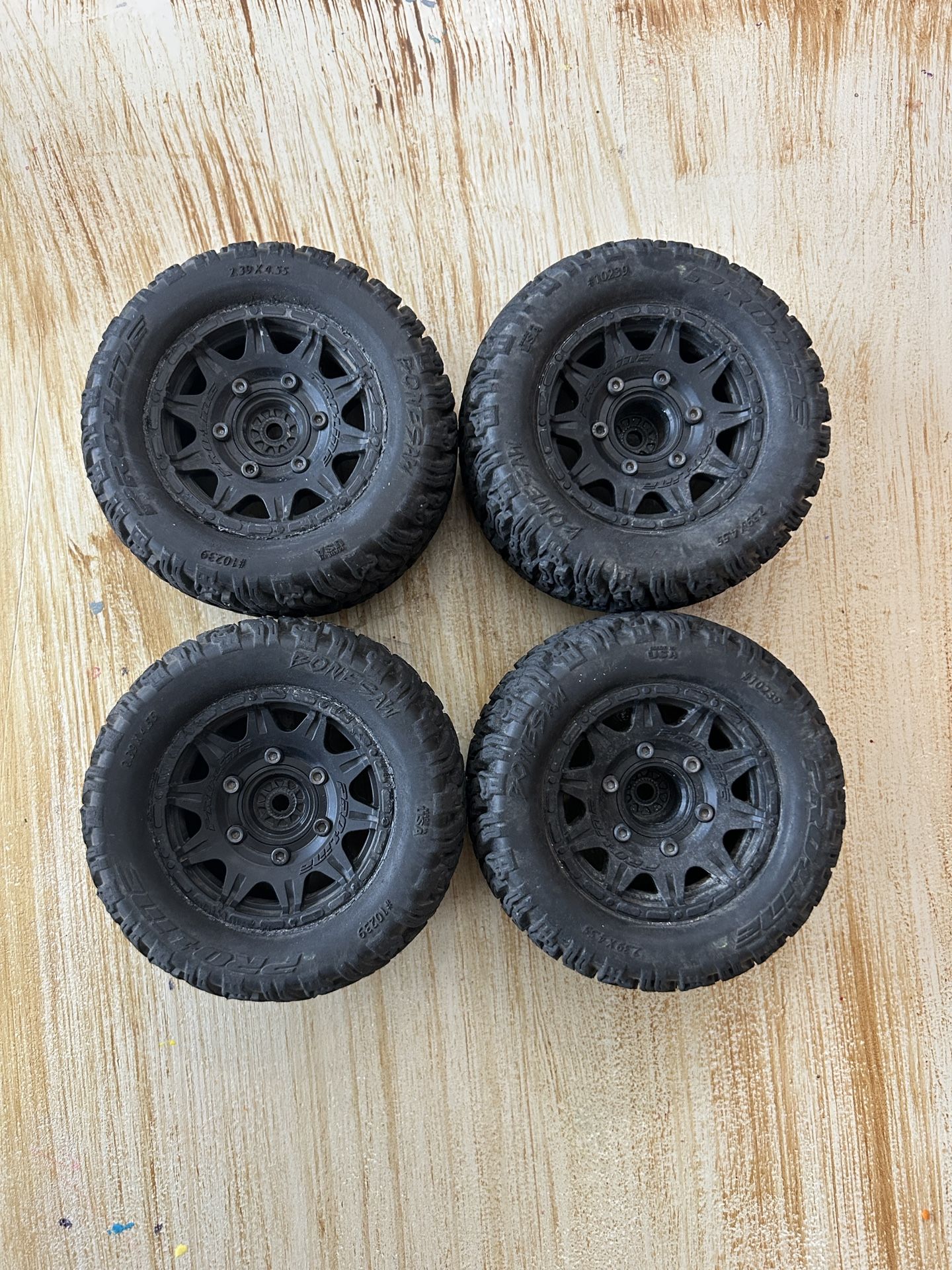 Proline Bonesaw 2.8 Wheels 12mm Hex Traxxas Rustler Stampede