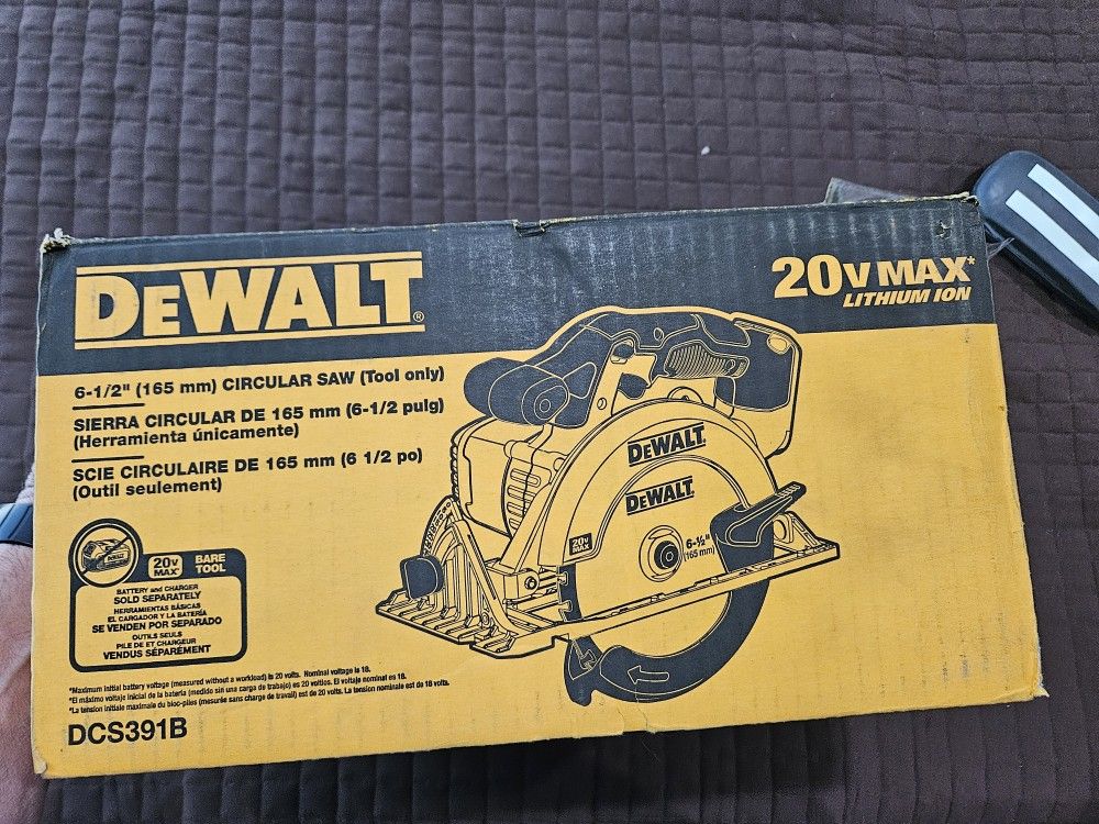 Dewalt 20vmax - Circular Saw- Tool Only-$75