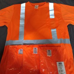 Uline Hi-Vis Short Sleeve Shirts Size 2X-Mens 