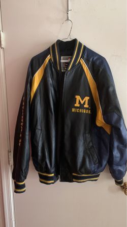 Michigan Wolverine leather jacket