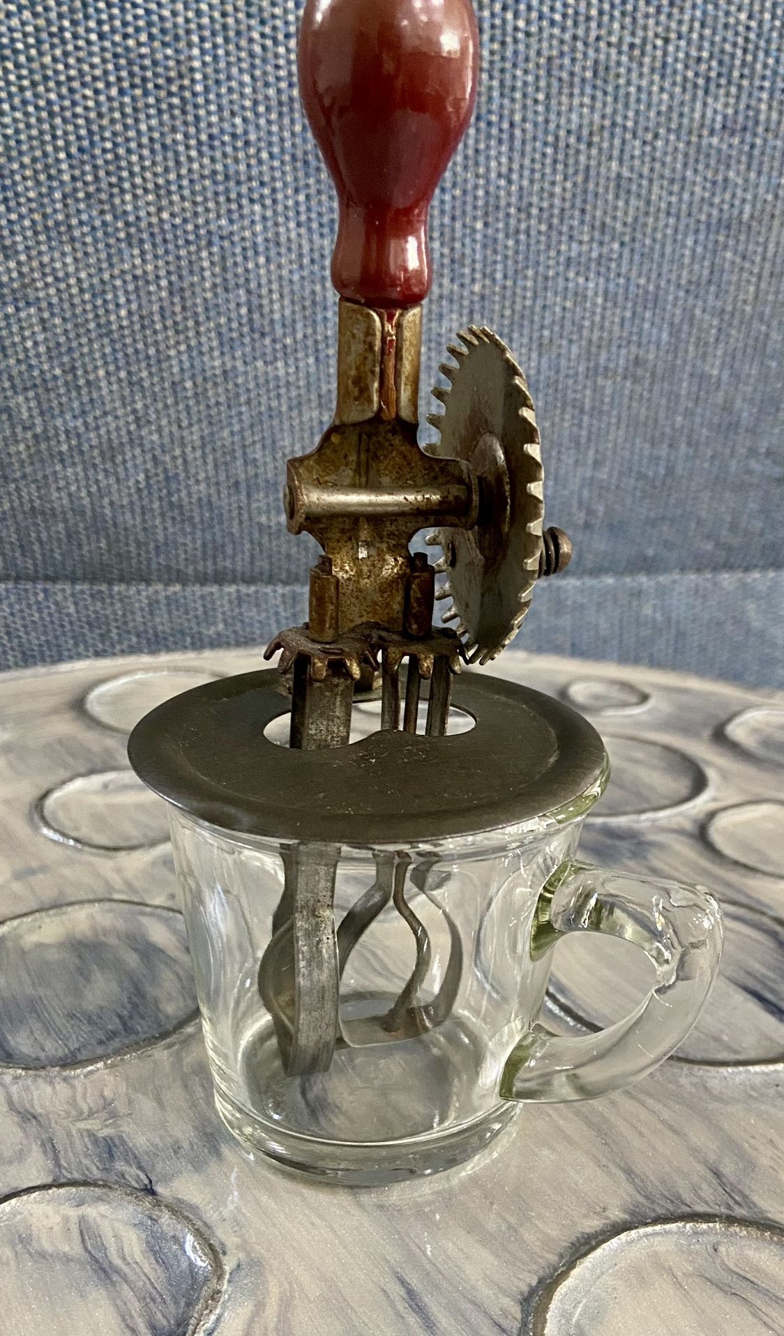 Vintage A&J Mini 5” Eggbeaters