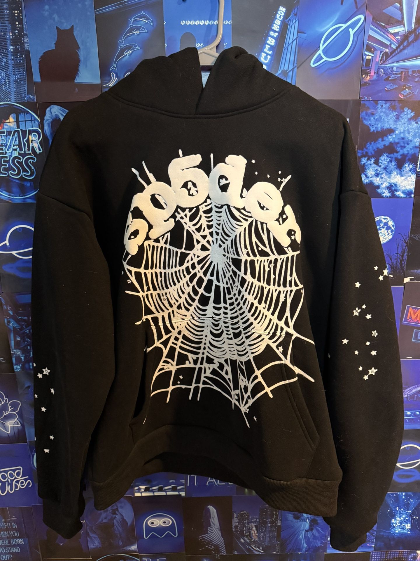 Sp5der OG black hoodie