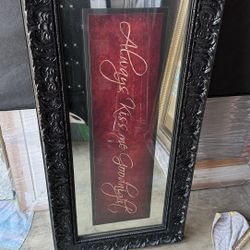 Always Kiss Me Goodnight Frame