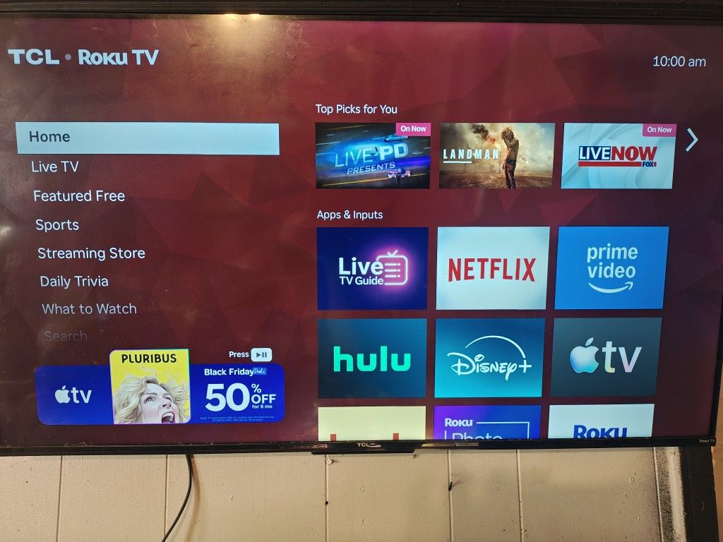 43" 4K TCL Roku Tv