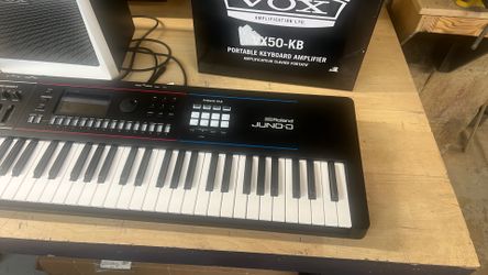 Piano and amplifier