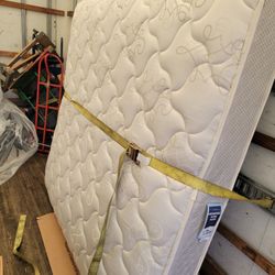 Slight Used King With Box Springs 