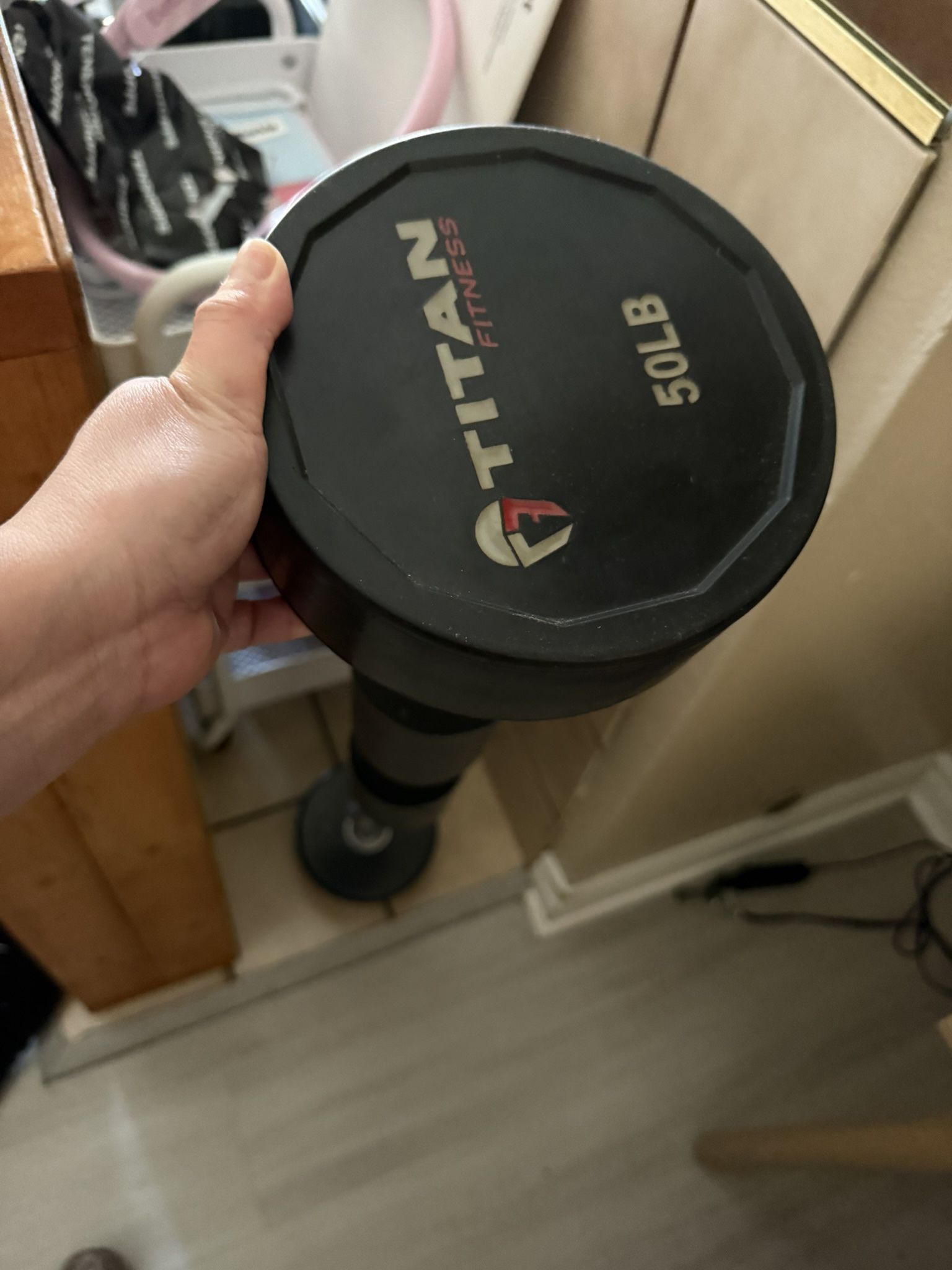 50 LB EZ Curl Barbell