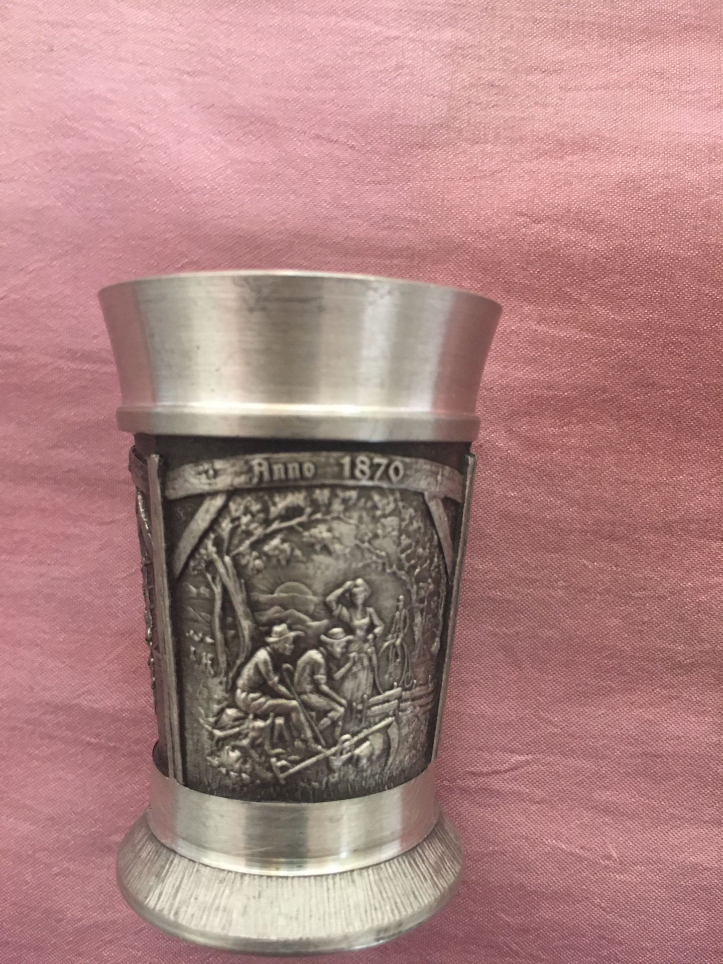 Downsizing- Collectable- German Pewter Shot Glass. Make an offer.